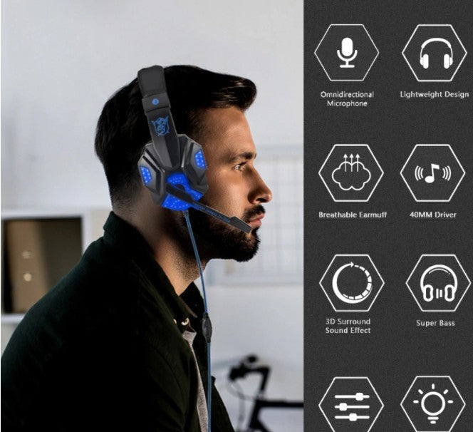 G9300 LED Gaming Headset with Microphone