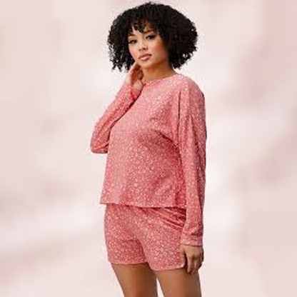Cozy Printed Lounge Set for Women