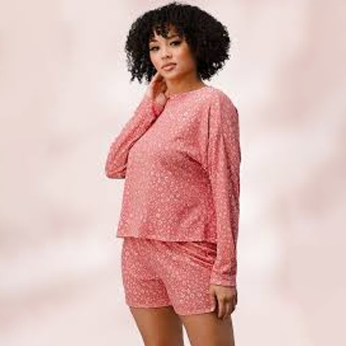 Cozy Printed Lounge Set for Women