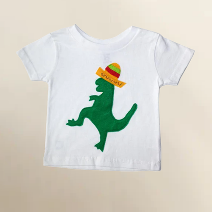 Dancing Dinosaur Print Toddler Shirt