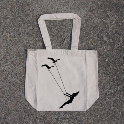 Cotton Canvas Natural Tote Bag
