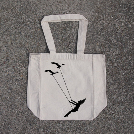 Cotton Canvas Natural Tote Bag