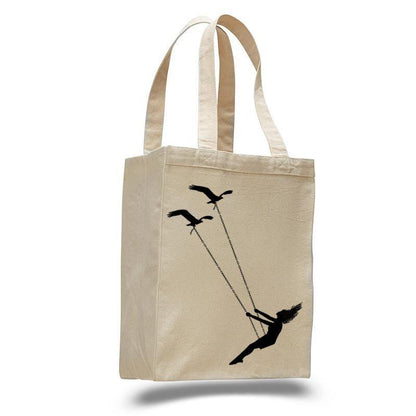 Cotton Canvas Natural Tote Bag