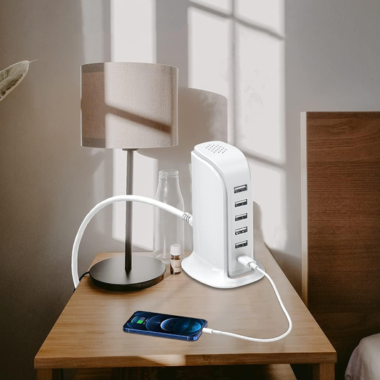 Smart 6 USB Desktop Charge Tower