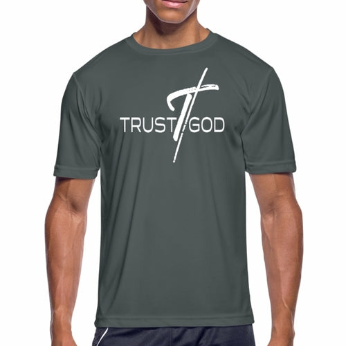 Moisture Wicking Performance T-Shirt, Trust in God
