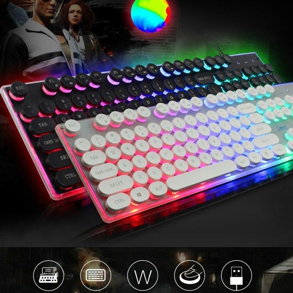 LED Gaming Wired Keyboard Mouse Set