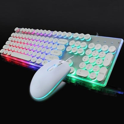 LED Gaming Wired Keyboard Mouse Set