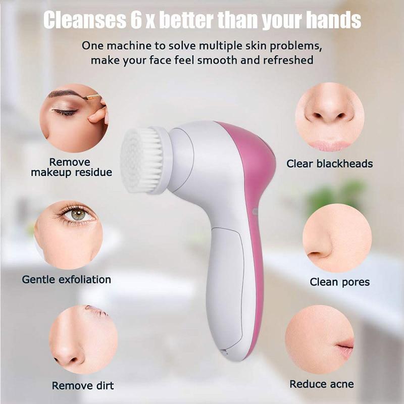5 in 1 Facial Cleanser Massager Kit