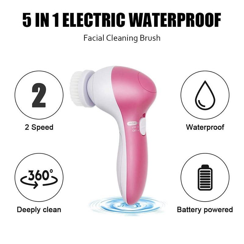 5 in 1 Facial Cleanser Massager Kit