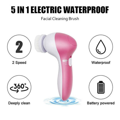 5 in 1 Facial Cleanser Massager Kit
