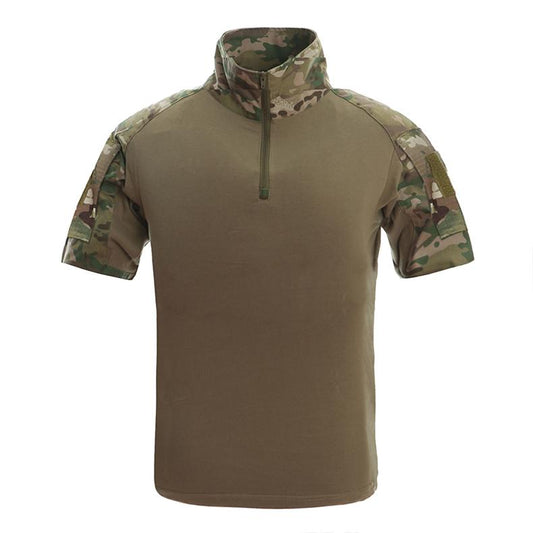 Camouflage Tactical T Shirts Summer Short Sleeve Airsoft Army