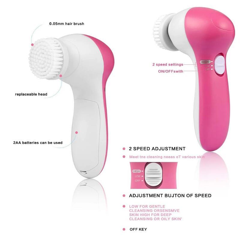 5 in 1 Facial Cleanser Massager Kit