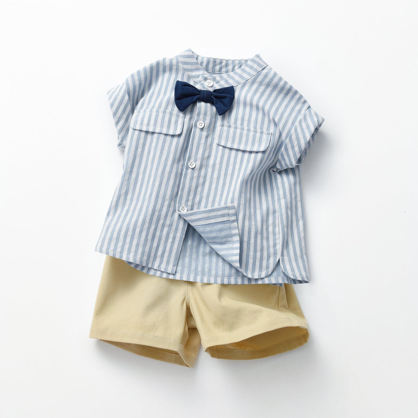 Baby Boy Stripped Pattern Top & Short Pant Sets
