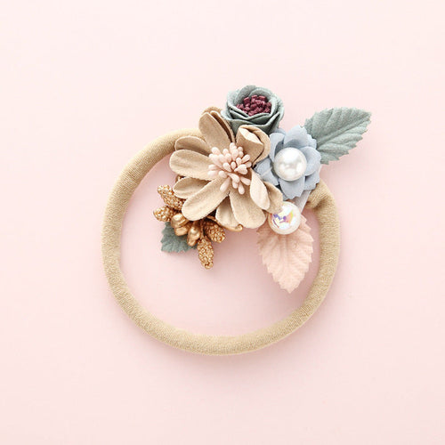 Baby Floral Decoration Elastic Hair Rope