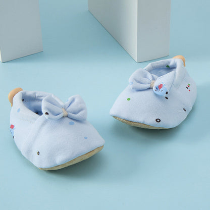 Hot Selling Baby Simple Cartoon Print Soft Sole Anti-slip Shoes