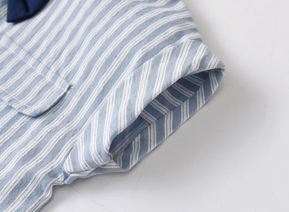 Baby Boy Stripped Pattern Top & Short Pant Sets