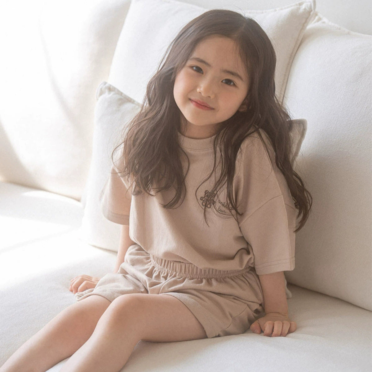 Hot Selling Baby Kids Unisex Short Sleeves Teddy Logo Pattern