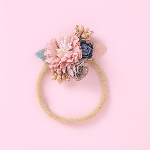 Baby Floral Decoration Elastic Hair Rope