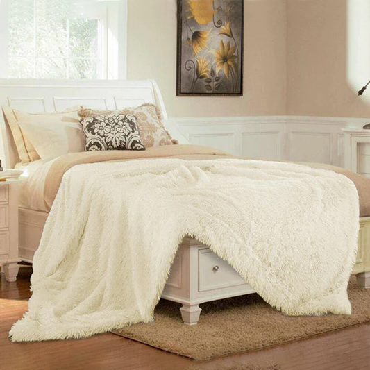 Ultra Soft Faux Fur Throw Blanket